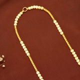 Minimal Heart Shaped Link Gold Chain