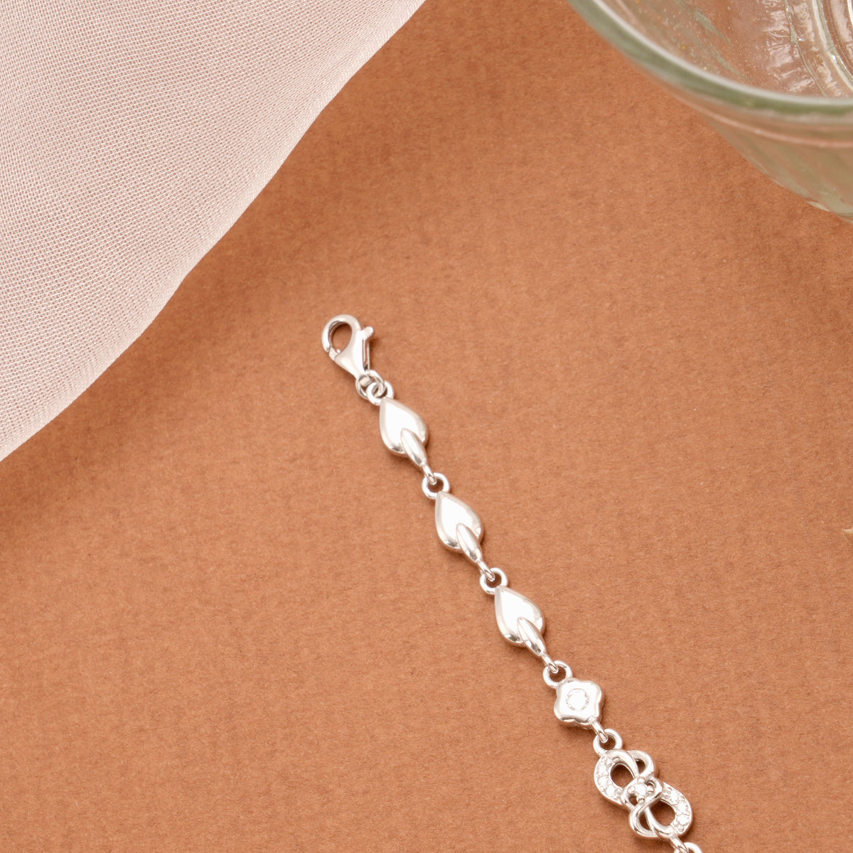 Twisted Infinity Silver Women’s Bracelet