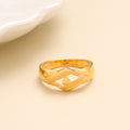 Minimal Heart Shape Gold Ring