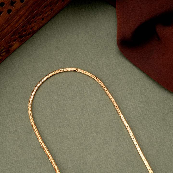 Floral Lotus Lakshmi Devi Mugappu Chain