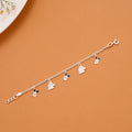 Tiny Unicorn and Reindeer Silver Kids Bracelet