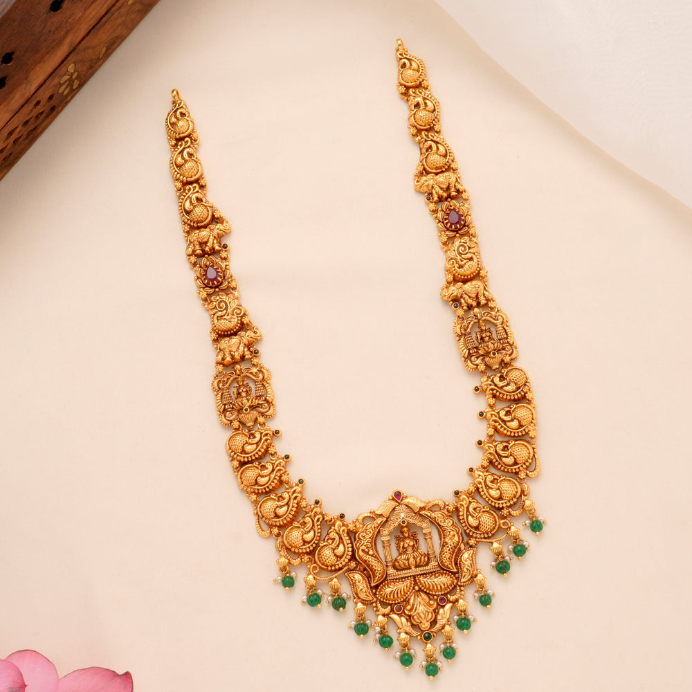 Nagas Devotional Lakshmi Peacock Haram