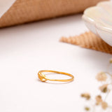 Infinity Twist Design Golden Ring