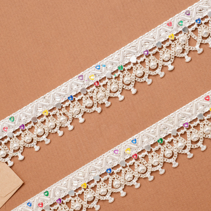 Premium Heavy Fringe Chain Silver Anklet