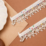Premium Heavy Fringe Chain Silver Anklet