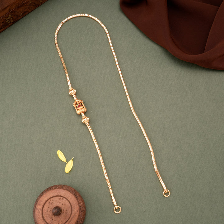 Lakshmi Silver Gold Plated Mugappu Chain