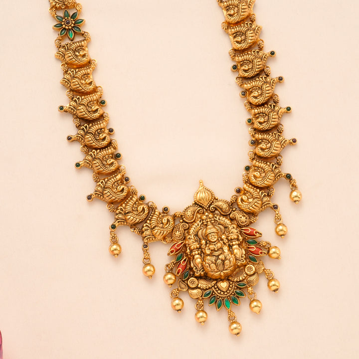 Divine Lakshmi Gold Plated Haram