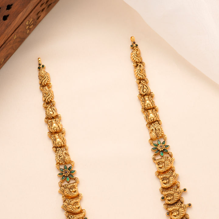 Divine Lakshmi Gold Plated Haram