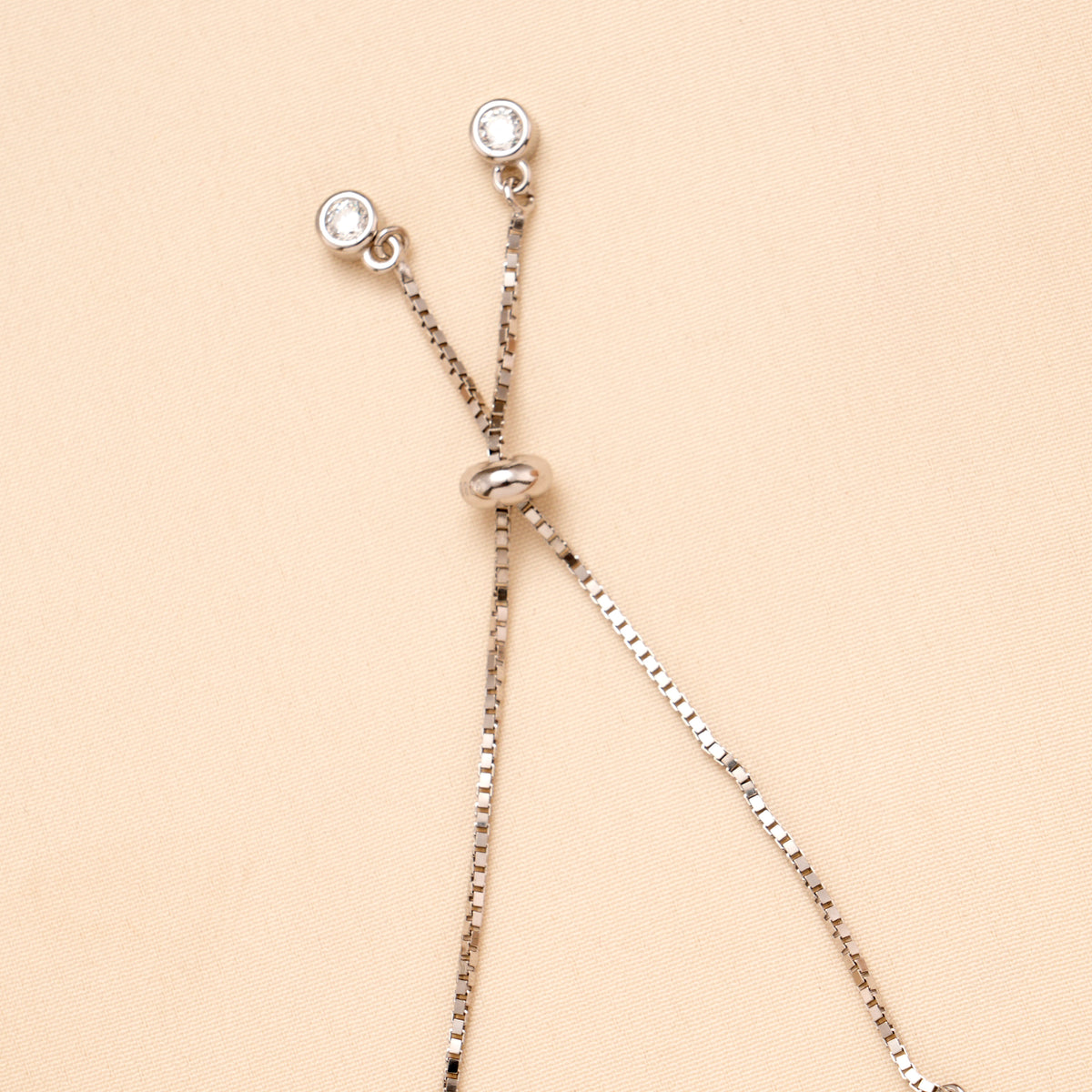 Dual-Tone Butterfly Design Silver Bracelet