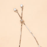 Dual-Tone Butterfly Design Silver Bracelet
