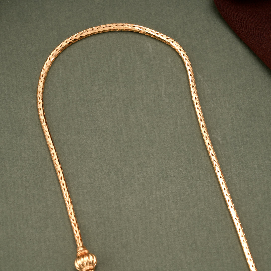 Traditional Nagas Golden Lakshmi Mugappu Chain