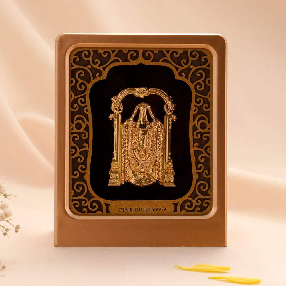 Timeless Shri Thirupati Fine Gold Frame
