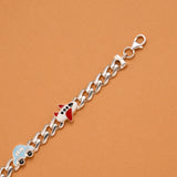 Charm Airplane Car Helicopter Silver Baby Bracelet