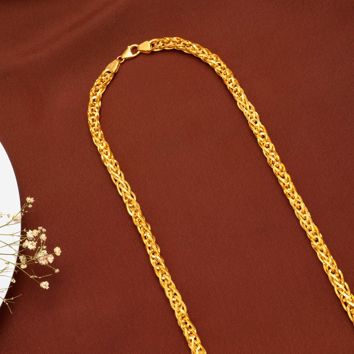 Luxury Bahubali Style Gold Chain