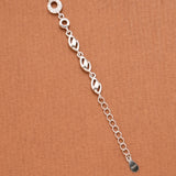 Round Shape Stone Silver Women’s Bracelet