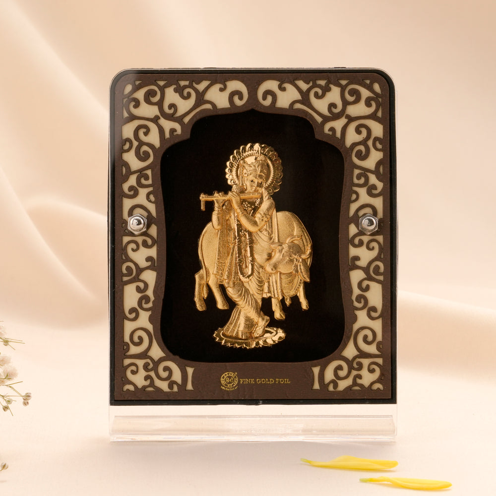 Majestic Shri Krishnan Fine Gold Frame