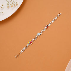 Charm Airplane Car Helicopter Silver Baby Bracelet