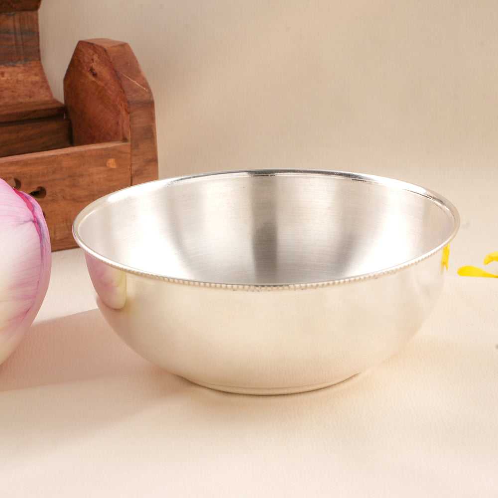 Plain Sterling Silver Bowl