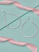Shining Curve Link Anklet