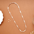 Double Tone Link Design Silver Men’s Chain