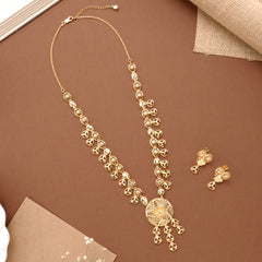 Classic Golden Drops Casting Necklace Set