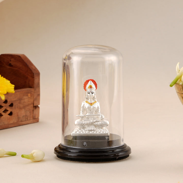 Traditional Annapurna Devi Silver Idol