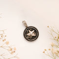 Antique Star Shape Silver Pendant