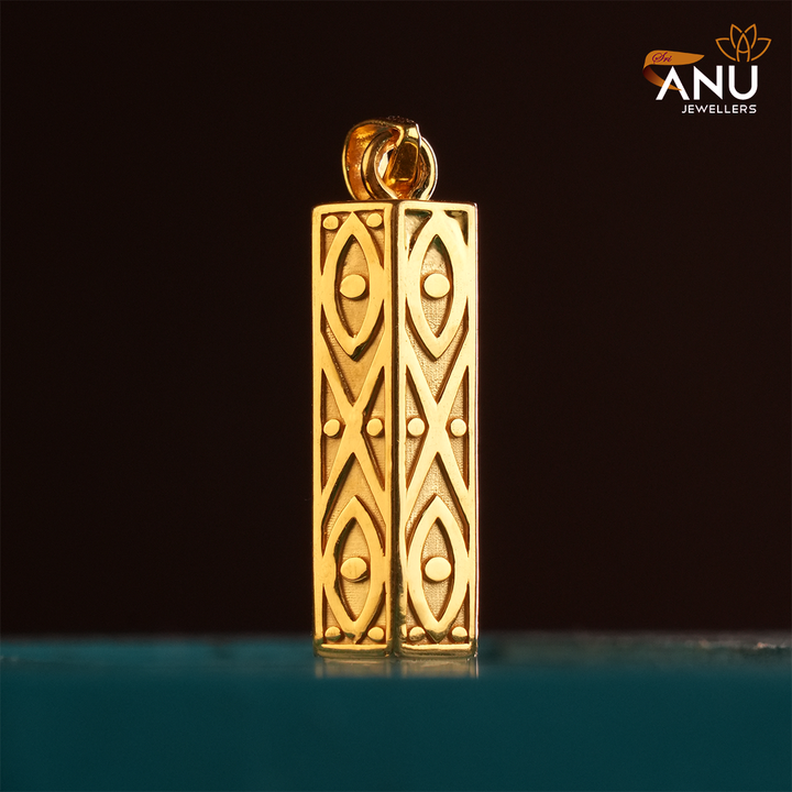 Customized Designer Capsule Gold Pendant
