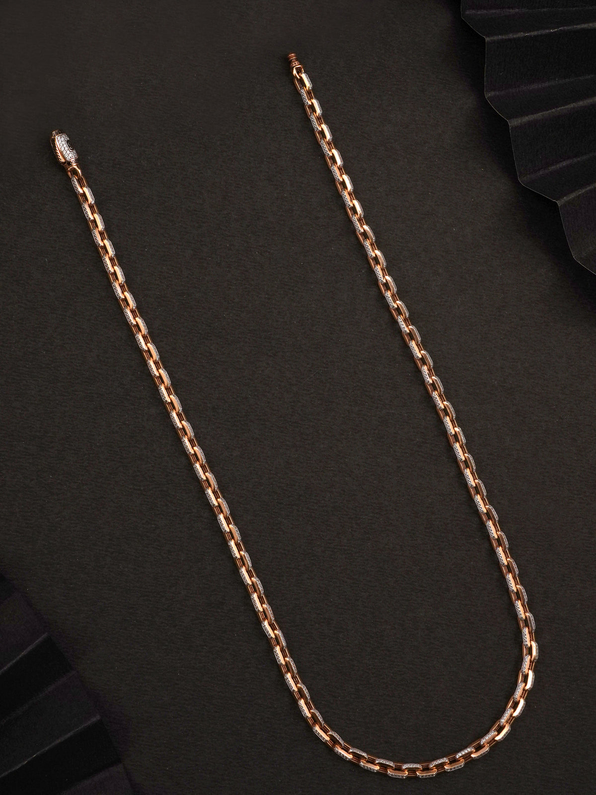 Rose Gold Hermes Links Men Chain