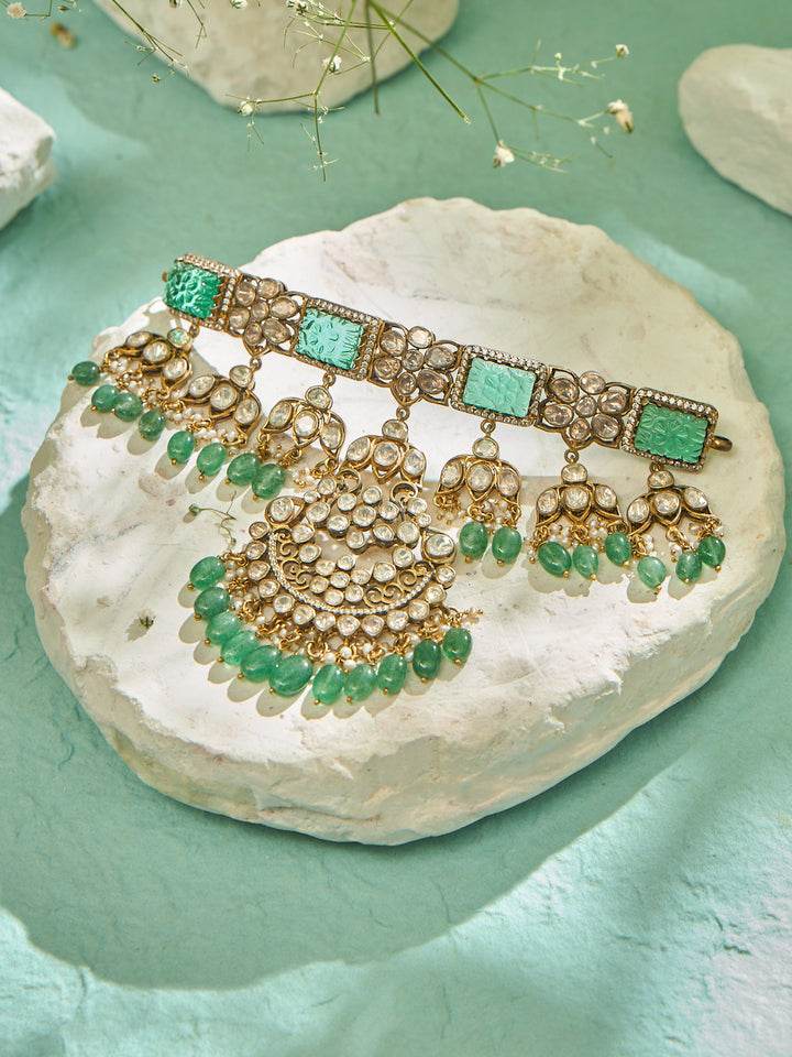 Prestigious Emerald Victorian Choker