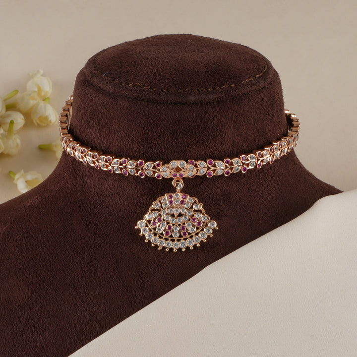 Floral Shape Ruby Pendant Attikai