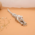 Flexible Jaguar Silver Bracelet for Men