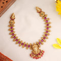 Elegant Ganesha Ruby Pendant Necklace