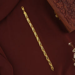 Silver Gold-Plated Kerala Style Bracelet