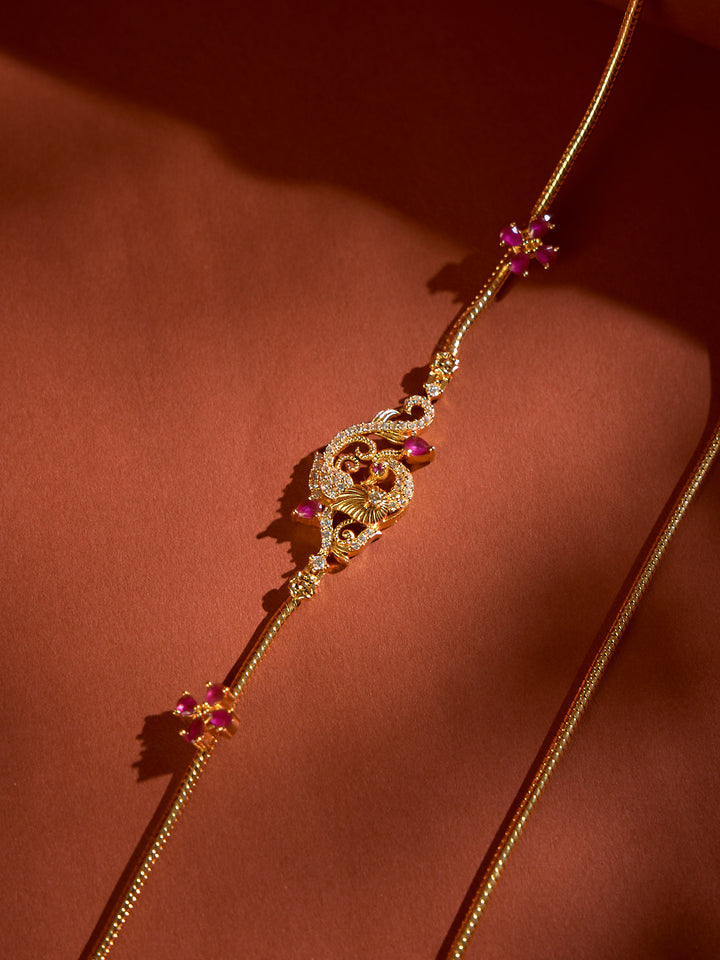 Peacock Mop Mugappu Chain