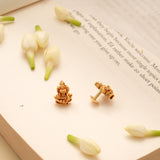 Minimal Lakshmi Golden Stud