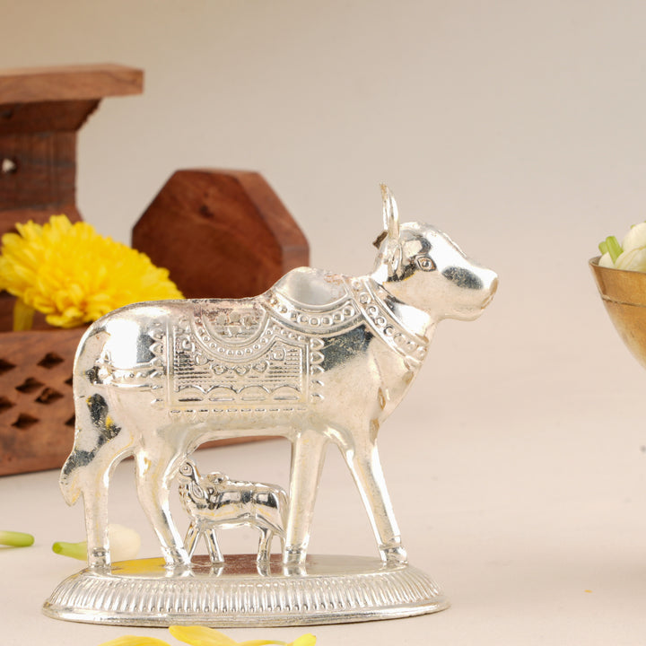Elegant Komatha Silver Statue