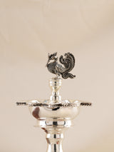 Peacock Motif Floral Engraved Samai