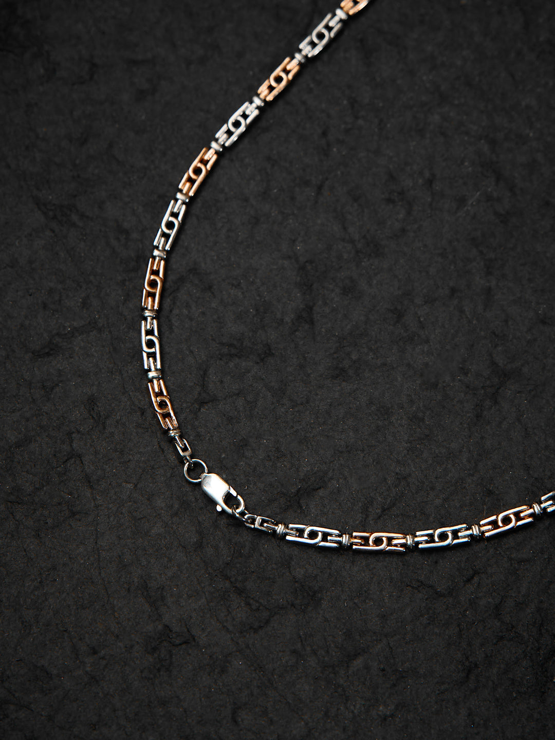 Rose Gold Sovereign Rope Men's Chain