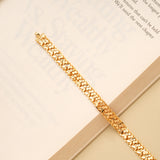 Regal Fancy Design Golden Bracelet for Men