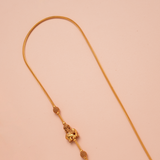 Elegant Elephant Lakshmi Gold Mugappu Chain