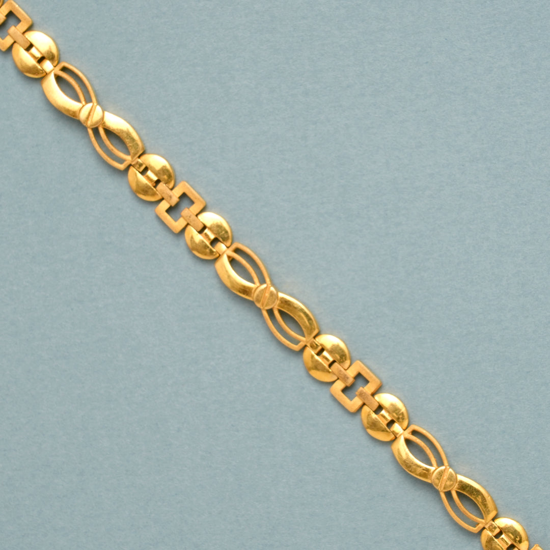 Iconic Infinity Gold Bracelet for Men