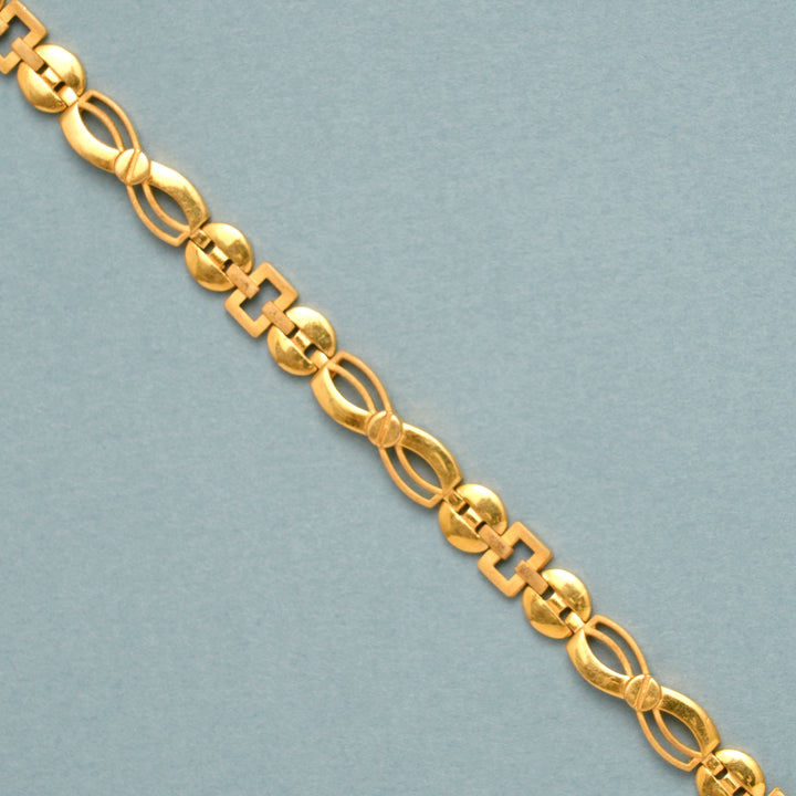 Iconic Infinity Gold Bracelet for Men
