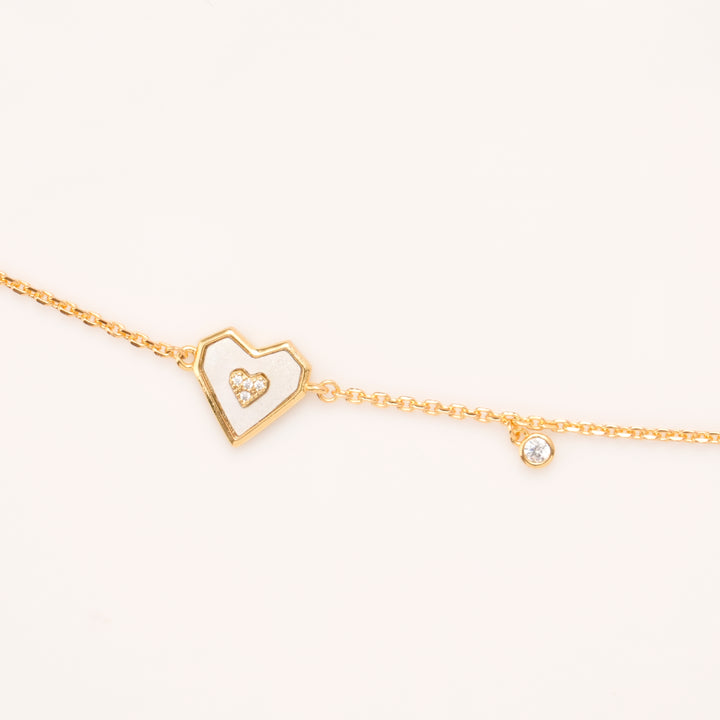 Little Princess Double Heart Bracelet