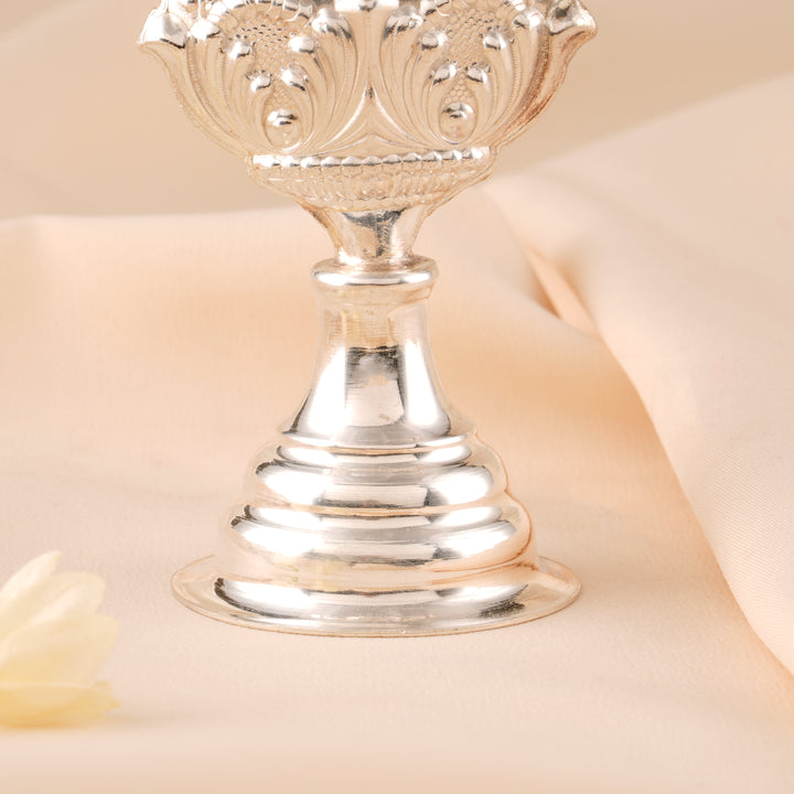 Minimalist Silver Murugan Vel Idol