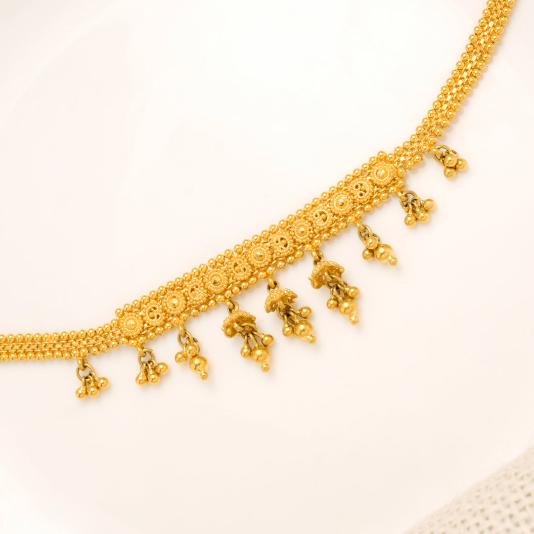 Heritage Hanging Drops Gold Bracelet for Women