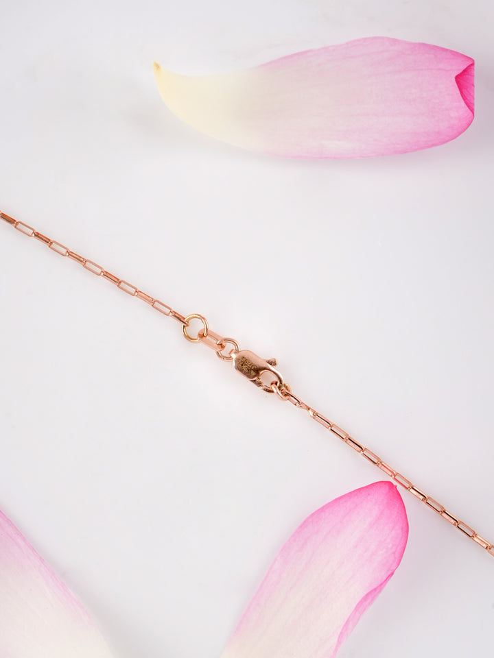 Fanfare Rose Gold Matinee Chain