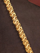 Heavy Link Pattern Gold Bracelet for Men