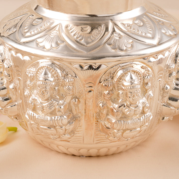 Devotional Lakshmi Silver Kalasam