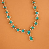 Elegant Green Stone Swarovski Haram